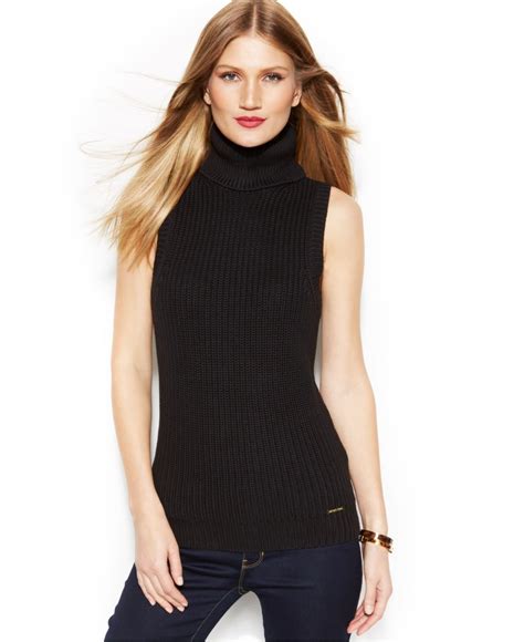 michael kors black turtleneck sweater|Michael kors turtleneck sweater + FREE SHIPPING .